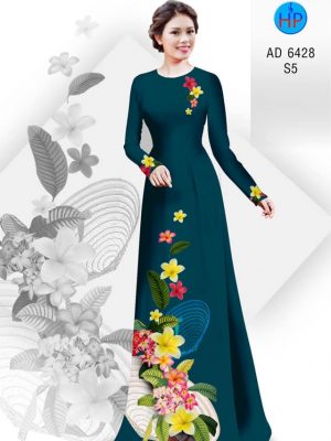 Vải áo dài Hoa Sứ và nón lá thiết kế 2020 AD 6428 31 1581481925 844 Vai ao dai Hoa Su va non la thiet ke
