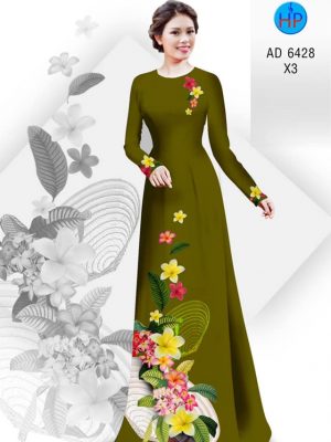 Vải áo dài Hoa Sứ và nón lá thiết kế 2020 AD 6428 35 1581481925 98 Vai ao dai Hoa Su va non la thiet ke