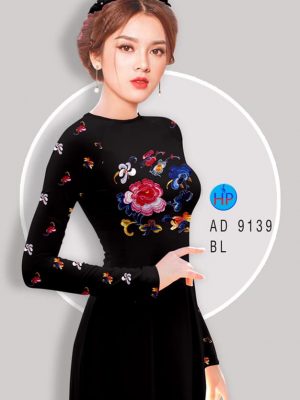 Vải áo dài Hoa giả thêu kiểu mới AD 9139 21 1581482181 447 Vai ao dai Hoa gia theu kieu moi AD 9139
