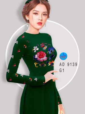 Vải áo dài Hoa giả thêu kiểu mới AD 9139 23 1581482181 979 Vai ao dai Hoa gia theu kieu moi AD 9139