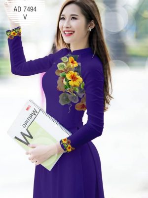 Vải áo dài Hoa in 3D kiểu mới AD 7494 28 1581482425 290 Vai ao dai Hoa in 3D kieu moi AD 7494