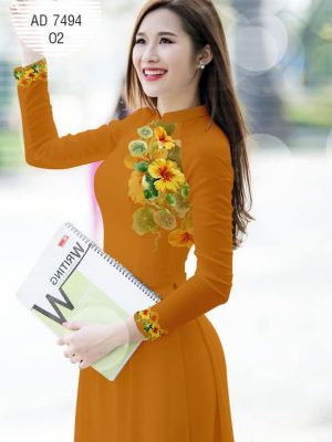 Vải áo dài Hoa in 3D kiểu mới AD 7494 21 1581482425 736 Vai ao dai Hoa in 3D kieu moi AD 7494