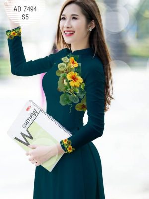 Vải áo dài Hoa in 3D kiểu mới AD 7494 30 1581482425 857 Vai ao dai Hoa in 3D kieu moi AD 7494