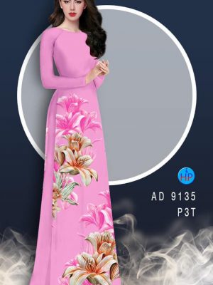 1581483437 341 Vai ao dai Hoa Lily thiet ke 2020 AD 9135