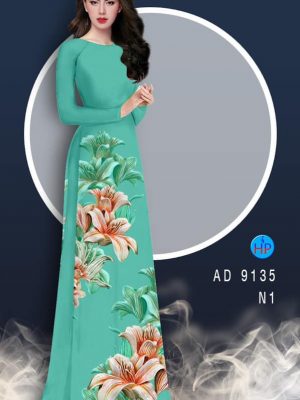 1581483438 167 Vai ao dai Hoa Lily thiet ke 2020 AD 9135