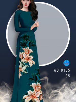 1581483438 186 Vai ao dai Hoa Lily thiet ke 2020 AD 9135