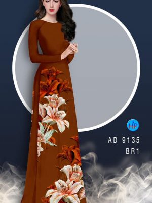 1581483438 335 Vai ao dai Hoa Lily thiet ke 2020 AD 9135