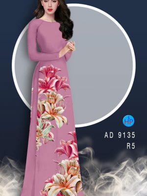 1581483438 358 Vai ao dai Hoa Lily thiet ke 2020 AD 9135