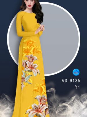 1581483438 395 Vai ao dai Hoa Lily thiet ke 2020 AD 9135