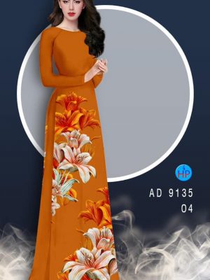 1581483438 90 Vai ao dai Hoa Lily thiet ke 2020 AD 9135