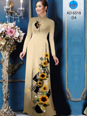 Vải áo dài Hoa hướng dương kiểu mới AD 6518 23 1581668358 190 Vai ao dai Hoa huong duong kieu moi AD 6518