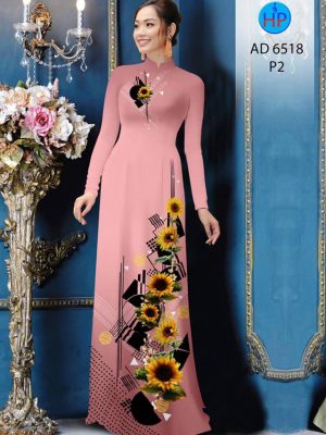 Vải áo dài Hoa hướng dương kiểu mới AD 6518 21 1581668358 202 Vai ao dai Hoa huong duong kieu moi AD 6518