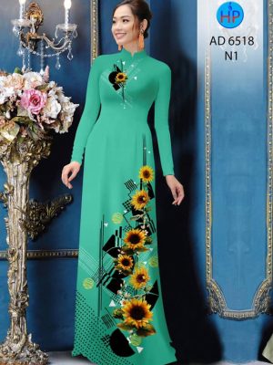 Vải áo dài Hoa hướng dương kiểu mới AD 6518 25 1581668358 262 Vai ao dai Hoa huong duong kieu moi AD 6518