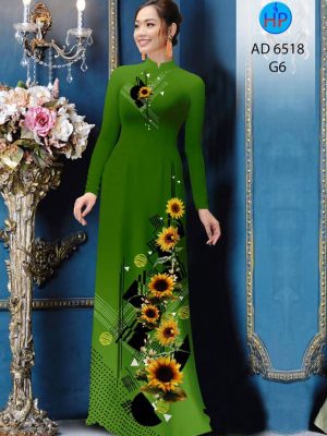 Vải áo dài Hoa hướng dương kiểu mới AD 6518 24 1581668358 890 Vai ao dai Hoa huong duong kieu moi AD 6518