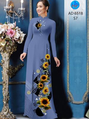Vải áo dài Hoa hướng dương kiểu mới AD 6518 34 1581668359 651 Vai ao dai Hoa huong duong kieu moi AD 6518