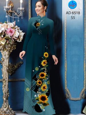 Vải áo dài Hoa hướng dương kiểu mới AD 6518 36 1581668359 891 Vai ao dai Hoa huong duong kieu moi AD 6518