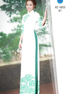 Vải áo dài hoa hồng nhẹ nhàng mới ra AD 4855 22 1581668494 298 Vai ao dai hoa hong nhe nhang moi ra AD