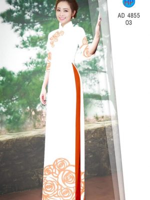 Vải áo dài hoa hồng nhẹ nhàng mới ra AD 4855 21 1581668494 895 Vai ao dai hoa hong nhe nhang moi ra AD