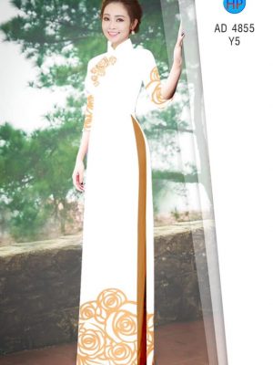 Vải áo dài hoa hồng nhẹ nhàng mới ra AD 4855 37 1581668495 939 Vai ao dai hoa hong nhe nhang moi ra AD