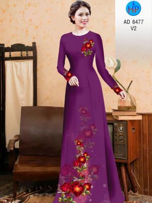 Vải áo dài Hoa in 3D kiểu mới AD 6477 33 1581668713 100 Vai ao dai Hoa in 3D kieu moi AD 6477