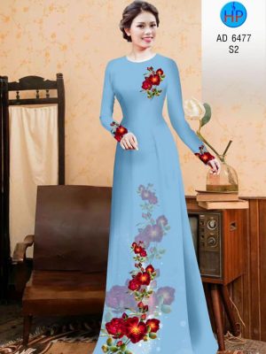 Vải áo dài Hoa in 3D kiểu mới AD 6477 30 1581668713 481 Vai ao dai Hoa in 3D kieu moi AD 6477