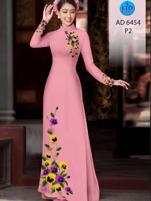 Vải áo dài Hoa in 3D kiểu mới AD 6454 23 1581668975 97 Vai ao dai Hoa in 3D kieu moi AD 6454