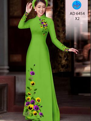 Vải áo dài Hoa in 3D kiểu mới AD 6454 30 1581668976 60 Vai ao dai Hoa in 3D kieu moi AD 6454