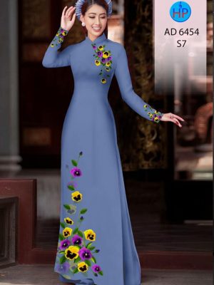 Vải áo dài Hoa in 3D kiểu mới AD 6454 32 1581668976 614 Vai ao dai Hoa in 3D kieu moi AD 6454