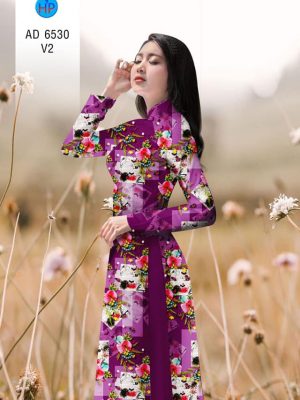 Vải áo dài Hoa đều thiết kế 2020 AD 6530 26 1581669142 100 Vai ao dai Hoa deu thiet ke 2020 AD 6530