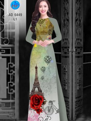 Vải áo dài Paris tình yêu! mới ra AD 6449 21 1581669464 431 Vai ao dai Paris tinh yeu moi ra AD 6449