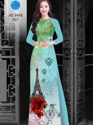 Vải áo dài Paris tình yêu! mới ra AD 6449 33 1581669465 91 Vai ao dai Paris tinh yeu moi ra AD 6449