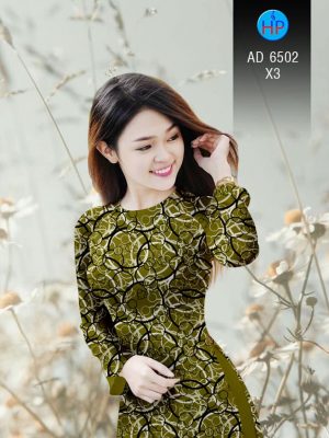 Vải áo dài Vòng tròn đan xen kiểu mới AD 6502 36 1581670342 286 Vai ao dai Vong tron dan xen kieu moi AD