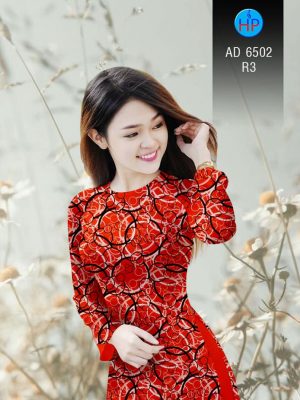 Vải áo dài Vòng tròn đan xen kiểu mới AD 6502 33 1581670342 383 Vai ao dai Vong tron dan xen kieu moi AD