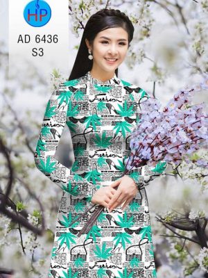 Vải áo dài Tạp chí và lá thiết kế 2020 AD 6436 28 1581670575 37 Vai ao dai Tap chi va la thiet ke 2020