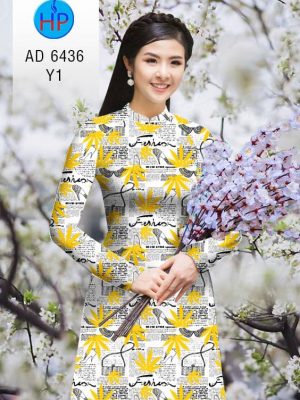 Vải áo dài Tạp chí và lá thiết kế 2020 AD 6436 23 1581670575 55 Vai ao dai Tap chi va la thiet ke 2020