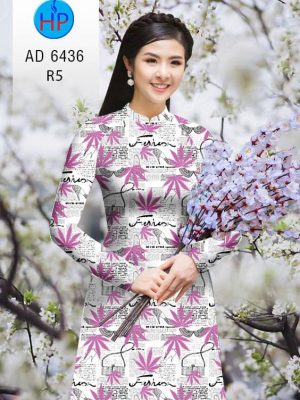 Vải áo dài Tạp chí và lá thiết kế 2020 AD 6436 27 1581670575 622 Vai ao dai Tap chi va la thiet ke 2020