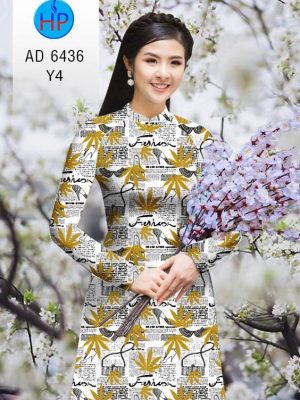 Vải áo dài Tạp chí và lá thiết kế 2020 AD 6436 35 1581670576 118 Vai ao dai Tap chi va la thiet ke 2020
