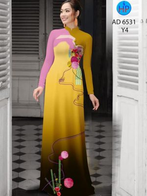 Vải áo dài Hoa in 3D kiểu mới AD 6531 25 1581671004 641 Vai ao dai Hoa in 3D kieu moi AD 6531