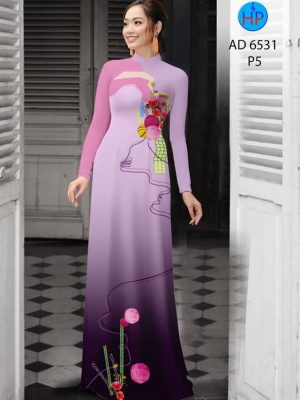 Vải áo dài Hoa in 3D kiểu mới AD 6531 24 1581671004 783 Vai ao dai Hoa in 3D kieu moi AD 6531