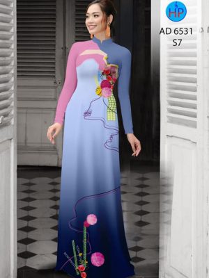 Vải áo dài Hoa in 3D kiểu mới AD 6531 26 1581671004 979 Vai ao dai Hoa in 3D kieu moi AD 6531