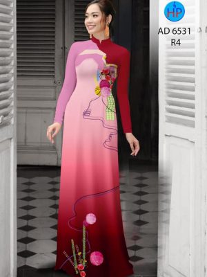 Vải áo dài Hoa in 3D kiểu mới AD 6531 34 1581671005 69 Vai ao dai Hoa in 3D kieu moi AD 6531