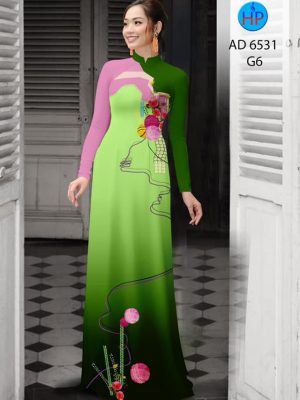 Vải áo dài Hoa in 3D kiểu mới AD 6531 33 1581671005 822 Vai ao dai Hoa in 3D kieu moi AD 6531