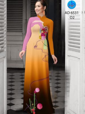 Vải áo dài Hoa in 3D kiểu mới AD 6531 31 1581671005 951 Vai ao dai Hoa in 3D kieu moi AD 6531