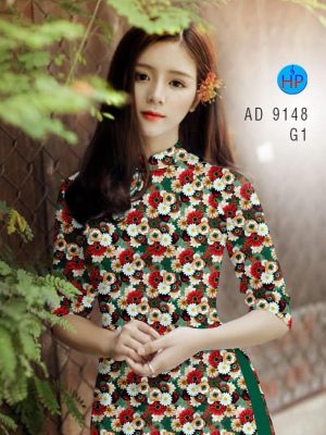 Vải áo dài Cúc hoạ mi mới ra AD 9148 29 1581671112 600 Vai ao dai Cuc hoa mi moi ra AD 9148