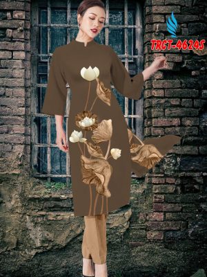 Vải áo dài hoa sen mới ra AD TRCT 4624 24 1581671507 329 Vai ao dai hoa sen moi ra AD TRCT 4624