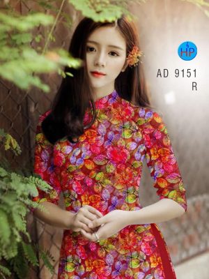 Vải áo dài lá đều mới ra AD 9151 25 1581823322 656 Vai ao dai Vai ao dai dep AD