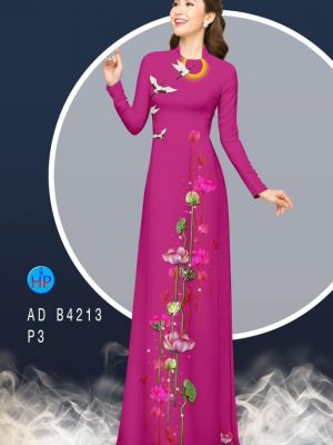 Vải áo dài Sen và Hạc thiết kế 2020 AD B4213 21 1581823439 390 Vai ao dai Sen va Hac AD
