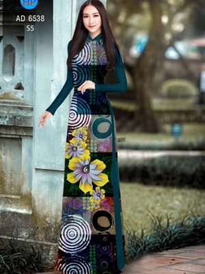 Vải áo dài Hoa và lập thể kiểu mới AD 6538 36 1581928575 695 Vai ao dai Hoa va lap the kieu moi AD