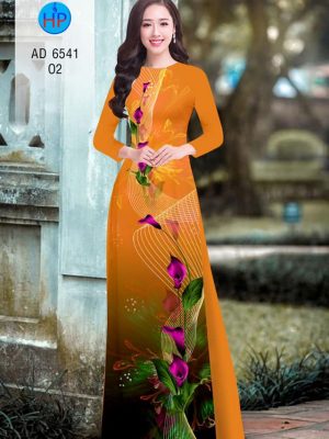 Vải áo dài Hoa Loa Kèn mới ra AD 6541 32 1581928775 727 Vai ao dai Hoa Loa Ken moi ra AD 6541