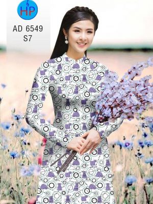 Vải áo dài hoa văn đều kiểu mới AD 6549 23 1581929003 739 Vai ao dai hoa van deu kieu moi AD 6549